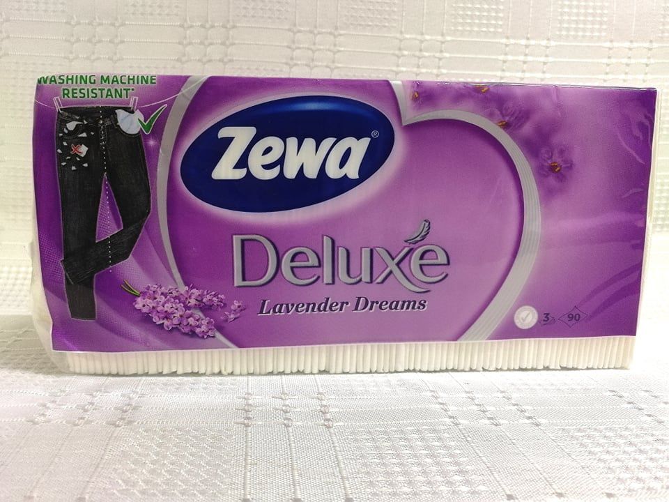Zewa Deluxe Lavender Dreams Papírzsebkendő