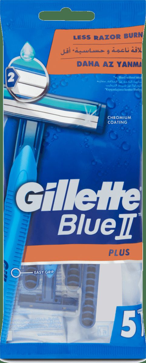 Gilette Blue II plus férfi eldobható borotva 5db